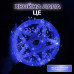 Гірлянда роса мішура 30 метрів хвойна лапа 640 led світлодіодів зелений дріт синя D1750BL (LG-D1750BL)