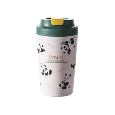 Термочашка Panda з порцелянаовою колбою 380 мл Зелена HP-14-12GR (LG-2394098848)