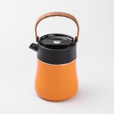 Чайник термос із датчиком температури та вакуумною ізоляцією 700 мл помаранчевий (LG-2394098874)