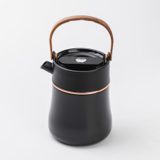 Чайник термос із датчиком температури та вакуумною ізоляцією 700 мл чорний (LG-2394098875)