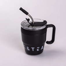 Термочашка Coffee & Tea з трубочкою чорна (LG-2394098877)