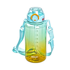 Пляшка для води 1 л пляшечка з мундштуком м'ятна (LG-2394098895) Пляшка для води 1 л пляшечка з мундштуком м'ятна (LG-2394098895)