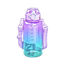 Пляшка для води 1 л пляшечка з мундштуком м'бузкова (LG-2394098896) Пляшка для води 1 л пляшечка з мундштуком м'бузкова (LG-2394098896)