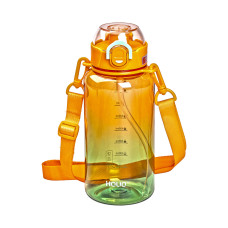 Пляшка для води 1 л пляшечка з мундштуком помаранчева (LG-2394098897) Пляшка для води 1 л пляшечка з мундштуком помаранчева (LG-2394098897)