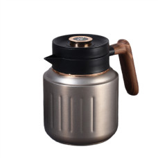 Чайник термос з індикатором температури та заварником 1 л сірий (LG-2394098924) Чайник термос з індикатором температури та заварником 1 л сірий (LG-2394098924)