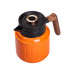 Чайник термос з індикатором температури та заварником 1 л помаранчевий (LG-2394098926)
