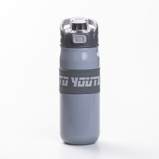 Термос спортивний з мундштуком 680 мл сірий (LG-2394098939) Термос спортивний з мундштуком 680 мл сірий (LG-2394098939)