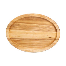 Овальна дошка 35×25 см для подачі нарізок, ясен (LG-T26W250)