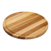Обробна дерев'яна дошка кругла 35 см для подачі нарізки ясен (LG-C12W350)
