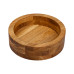 Дерев'яна миска для подачі 25 см глибока з дуба (LG-B2W250206)