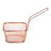 Корзина сервировочная для картофеля фри и снеков 13×11×7 см Розовое золото HP-19-4-L-R Корзина сервировочная для картофеля фри и снеков 13×11×7 см Розовое золото HP-19-4-L-R