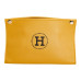 Салфетница из эко кожи 20×7.5×11.5 см для салфеток на кнопках Желтый HP-3-213Y