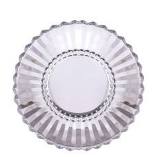 Сервировочное блюдо Ø 28 см прозрачное круглое для дома и кафе HP-YH-32