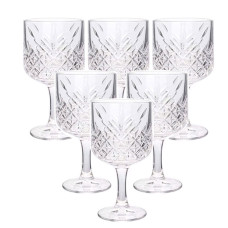 Бокалы для вина на высокой ножке набор 6 шт винный бокал стеклянный прозрачный 400 мл HP-YH-44 Бокалы для вина на высокой ножке набор 6 шт винный бокал стеклянный прозрачный 400 мл HP-YH-44