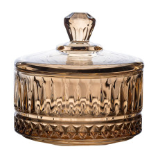 Конфетница с крышкой Ø 10 см стеклянная HP-YH-75 Конфетница с крышкой Ø 10 см стеклянная HP-YH-75