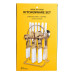 Набор столовых приборов на подставке 24 предмета столовый набор на 6 персон Белый с серебром HP-20-50