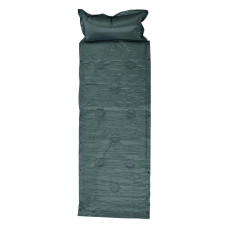 Матрас в палатку надувной 175х60х2 см матрас походный туристический с подголовником Зеленый SJ-0028-1GR