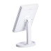 Настольное зеркало с подсветкой 22 LED для макияжа 21х16 см прямоугольное на ножке USB Белое HP-10-4AW