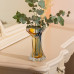 Декоративна скляна ваза для квітів 22 см фігурна ваза 200 мл Жовто-синя HP-9-6 (LG-HP-9-6)