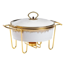 Марміт порцелянаовий 1,5 літра настільний круглий круглий мармітниця з підігрівом Біла HP1035 (LG-HP1035) Марміт порцелянаовий 1,5 літра настільний круглий круглий мармітниця з підігрівом Біла HP1035 (LG-HP1035)