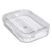 Контейнер для їжі пластиковий 32.5х22.5х6 см Білий HP-27-6 (LG-HP-27-6)