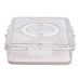 Контейнер для їжі з ручкою 31х24х7 см пластиковий харчовий контейнер 2.5 л HP-27-10 (LG-HP-27-10)