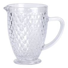 Глек для напоїв 1 літр для компоту, мохіто, лимонаду, сангрії прозорий скляний глек із ручкою HP-19-102 (LG-HP-19-102)