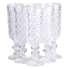 Набір келихів для шампанського 6 штук 160 мл скляні HP-19-103 (LG-HP-19-103)