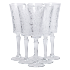 Набір келихів для шампанського 6 шт 200 мл скляні на ніжці HP-19-126 (LG-HP-19-126)