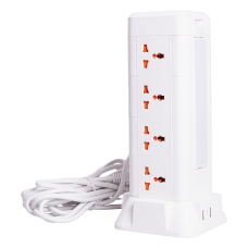 Мережевий фільтр подовжувач 4.8 м з лампою на 12 універсальних розеток з 2 USB 1 Type-C бездротова зарядка HP-5-11MF (LG-HP-5-11MF)