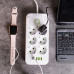 Мережевий фільтр 5 м подовжувач F06U на 6 розеток 4 USB 1 Type-C та кнопкою відключення Білий HP-5-25 (LG-HP-5-25)
