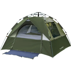 Намет автоматичний тримісний 2*2 (м) кемпінговий туристичний LU-0016GR Хакі (LG-LU-0016GR)