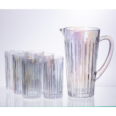 Глечик 1,2 літра зі склянками 6 штук по 320 (мл) HP-19-9 (LG-HP-19-9)
