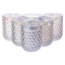 Набір склянок 6 шт  250 (мл) для холодних напоїв Хамелеон HP-19-111 (LG-HP-19-111)