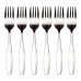 Набір десертних виделок 6 предметів 14 (см) Срібло HP-8-20 (LG-HP-8-20)