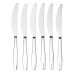 Набір столових ножів 6 штук з нержавіючої сталі 23.5 (см) Срібло HP-8-21 (LG-HP-8-21)