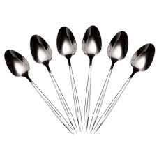 Набір столових ложок 6 штук нержавіючої сталі 21 (см) Срібло HP-8-27 (LG-HP-8-27)