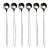 Набір десертних ложок 6 штук нержавіючої сталі 20.5 (см) Срібло HP-8-32 (LG-HP-8-32)