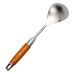 Ложка для рису 32,5 (см) з нержавіючої сталі з дерев'яною ручкою HP-8-42 (LG-HP-8-42)