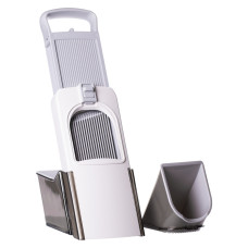 Овочерізка ручна універсальна з контейнером 19×12.5×34 см слайсер для овочів кухонна овочерізка HP-8-67 (LG-HP-8-67)