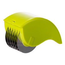 Ніж слайсер для зелені 6 лез ножа подрібнювач для зелені 15×6×8 (см) Салатовий HP-8-71 (LG-HP-8-71)