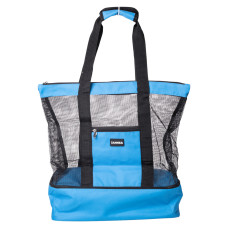 Пляжна сумка холодильник, термосумка на 2 відділення для природи та пікніка 47×15×48 (см) Блакитний HP-14-25BL (LG-HP-14-25BL)