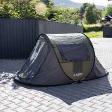 Намет туристичний 245×145×100 (см) кемпінговий для риболовлі 2 х місний Зелений LU-030GR (LG-LU-030GR)