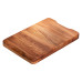 Кухонна обробна дошка дерев'яна 40×25 см прямокутна Lugi C34W250400D (LG-C34W250400D)