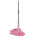 Швабра телескопічна для миття підлоги універсальна мотузкова швабра з самовіджимом для прибирання Рожевий HP-35015-13P (LG-HP-35015-13P)