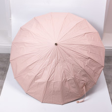 Парасолька механічна з принтом надійна з поліестеру діаметр 99 см Рожева HP-23-3M (LG-HP-23-3M)
