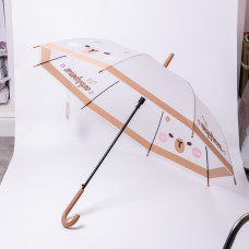 Класична парасолька-тростина напівавтомат з поліестеру 8 спиць діаметр 92 см HP-23-10 (LG-HP-23-10)