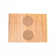 Сервірувальний килимок бамбук 39х29, підставка для посуду дерев’яна HB-40-5 (LG-HB-40-5) Сервірувальний килимок бамбук 39х29, підставка для посуду дерев’яна HB-40-5 (LG-HB-40-5)