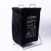 Кошик для білизни на підставці 36×32×52 (см) м'який Чорний HP-41-11B (LG-HP-41-11B)