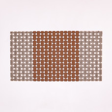 Килимок для ванної туалету душу із полівінілхлориду на присосках 73×40 см HP-42-7BR (LG-HP-42-7BR)